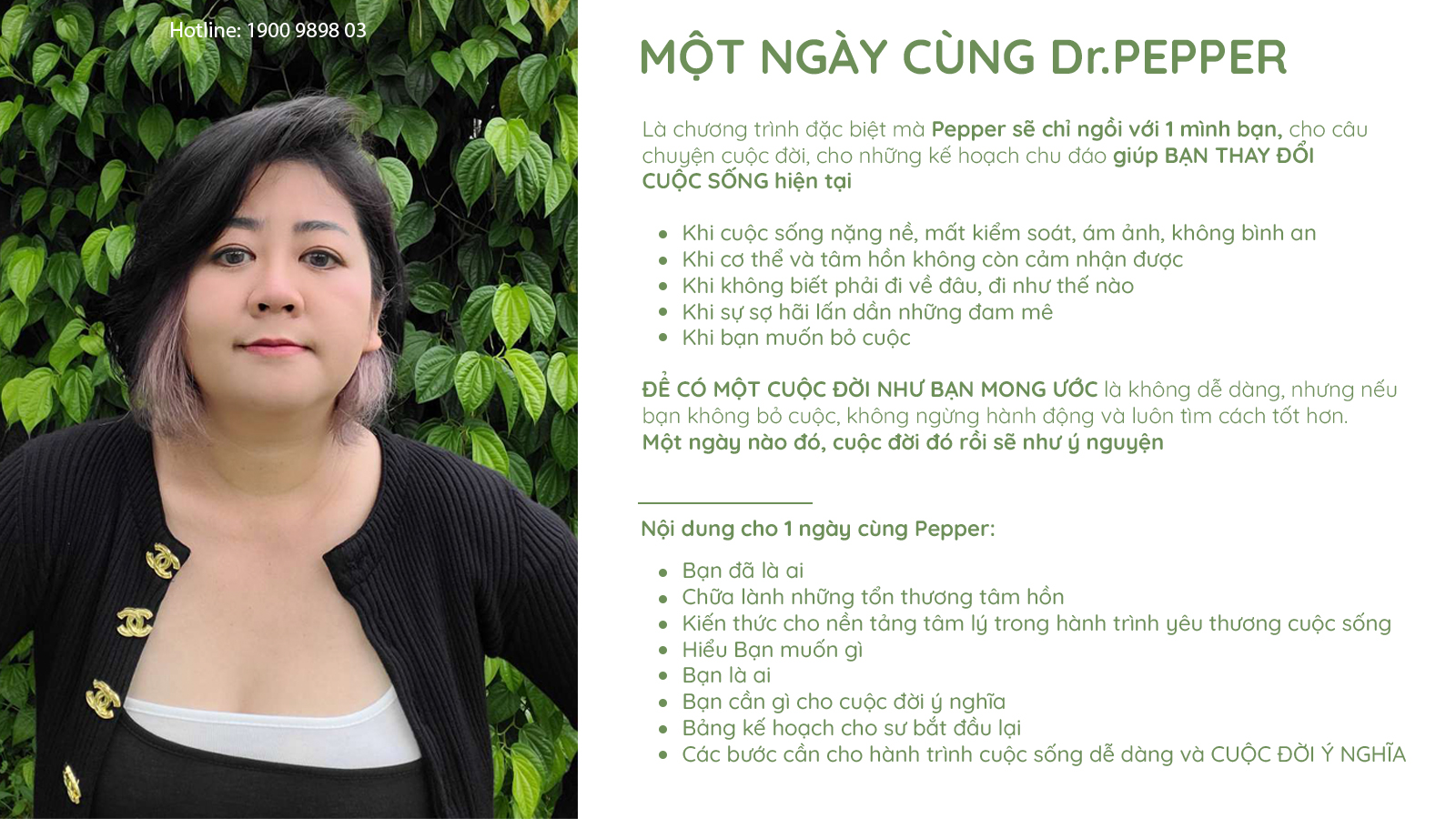 Chương trình hoàn toàn mới _ "Một ngày cùng Dr. Pepper"